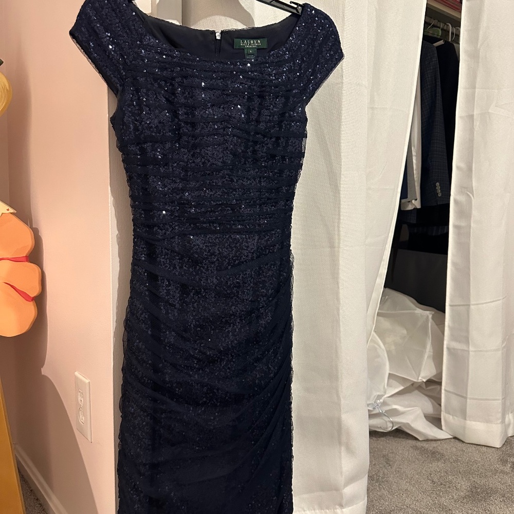 Navy blue Ralph Lauren dress